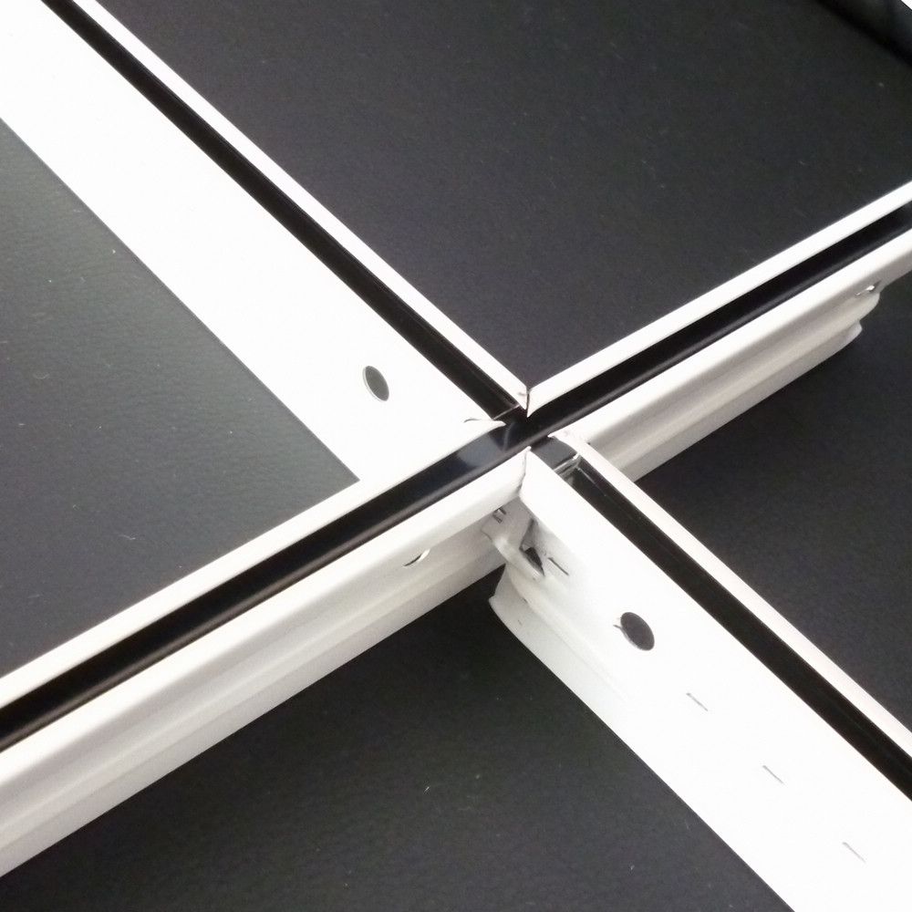 Black Line Solid/Silhouette Groove Ceiling T Grids (38*15mm)